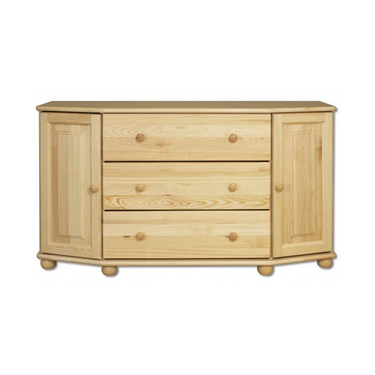 Elegantiška pušinė spinta – natūralus medis, 140x78x47 cm
