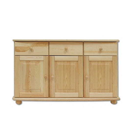 Natūralios pušies spinta 125x76x42 cm