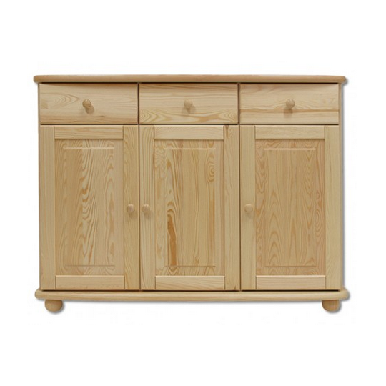 Ergonominė pušinė spinta – 125/92/42 cm