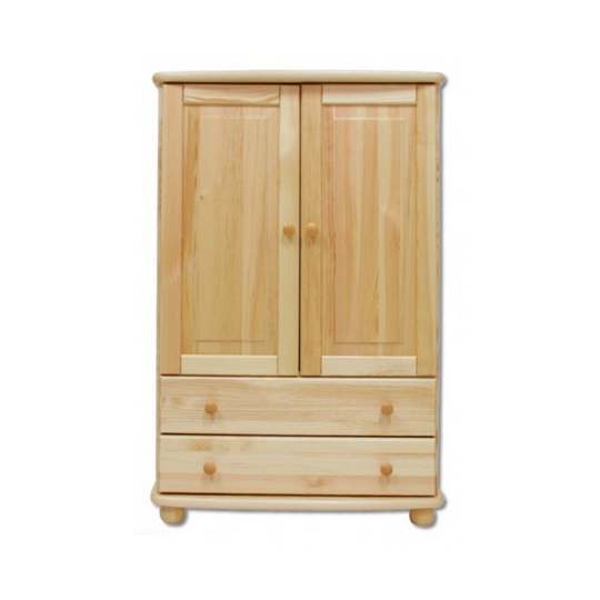 Stilinga pušinė spinta – natūrali medžio tekstūra