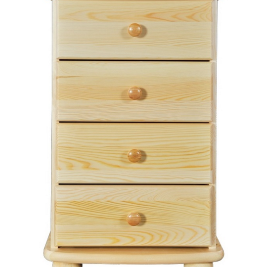 Komoda iš natūralios pušies – 45x76x42 cm