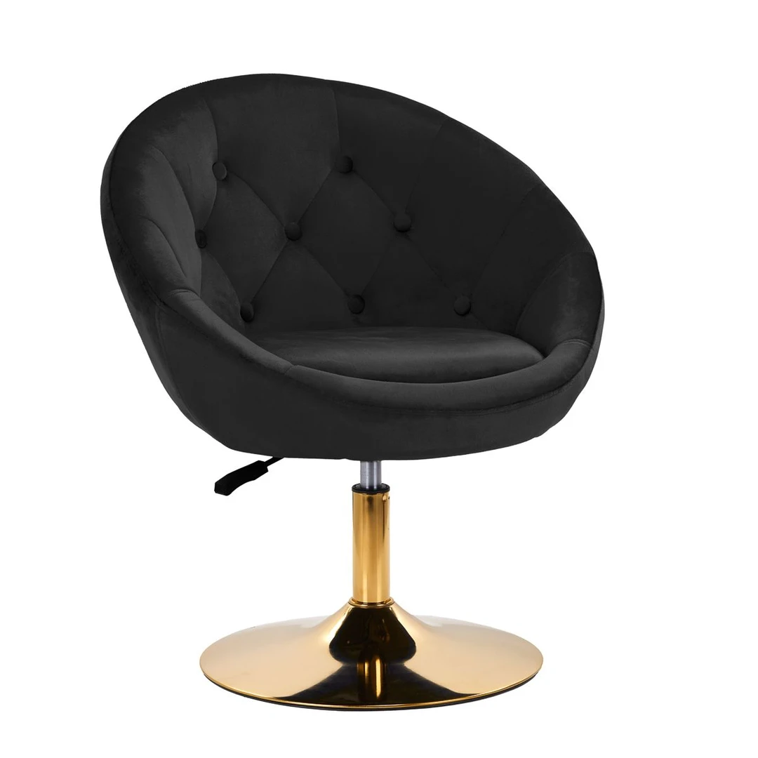Ergonomiška aksominė kėdė biurams ir salonams