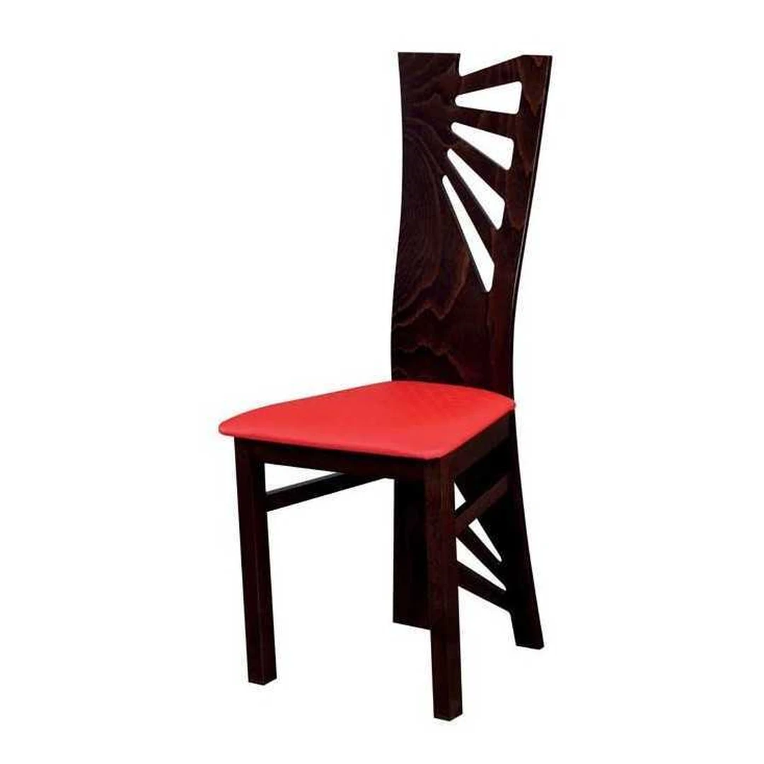 Styliška medinė kėdė DAWID su eko odos sėdyne