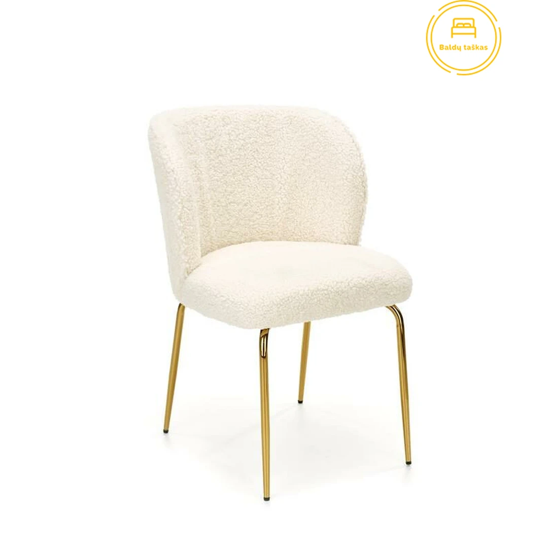 Elegantiškos kėdės su subtiliu dizainu