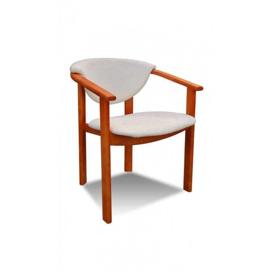 Natūralios medienos kėdė K 27 su reguliuojamu aukščiu