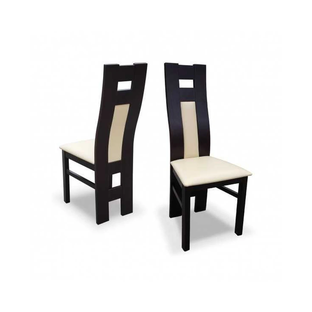 Natūralios medienos kėdė K 41B su individualiais spalvų pasirinkimais