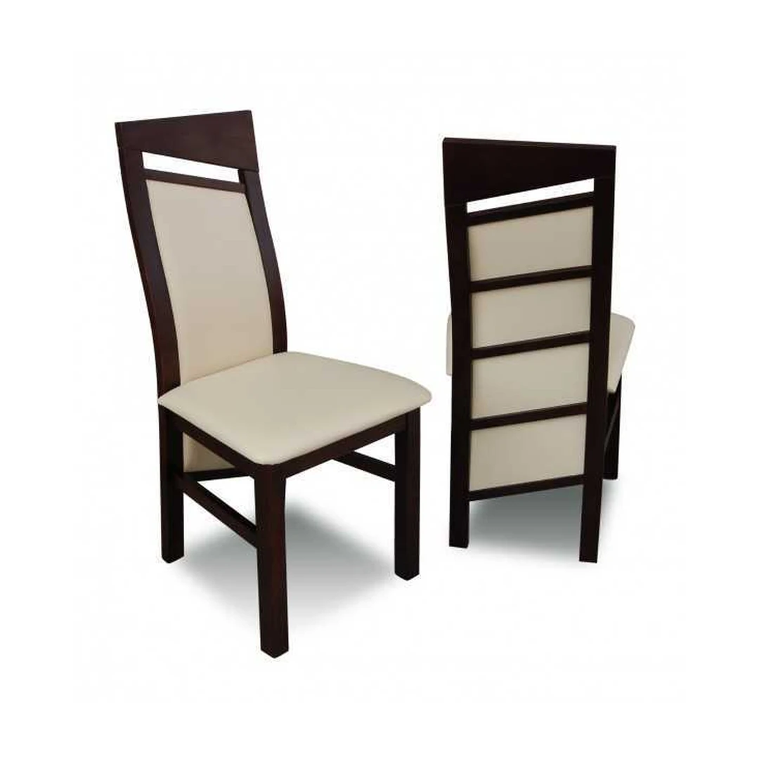 Natūralios medienos kėdė K 61 su individualiais spalvų pasirinkimais