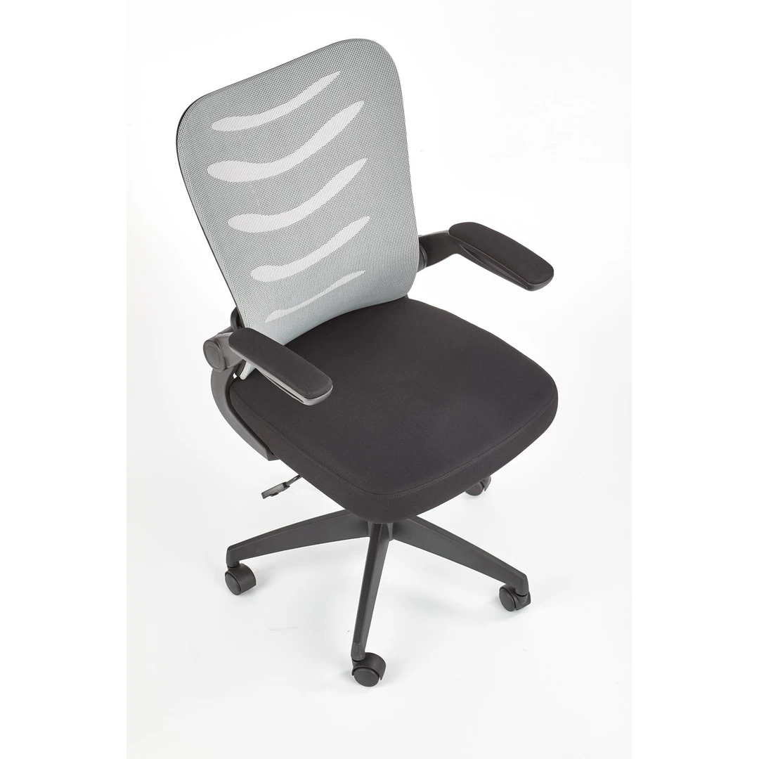 Ergonomiška biuro kėdė su reguliuojama sėdyne ir tinklinėmis nugaros atlošu