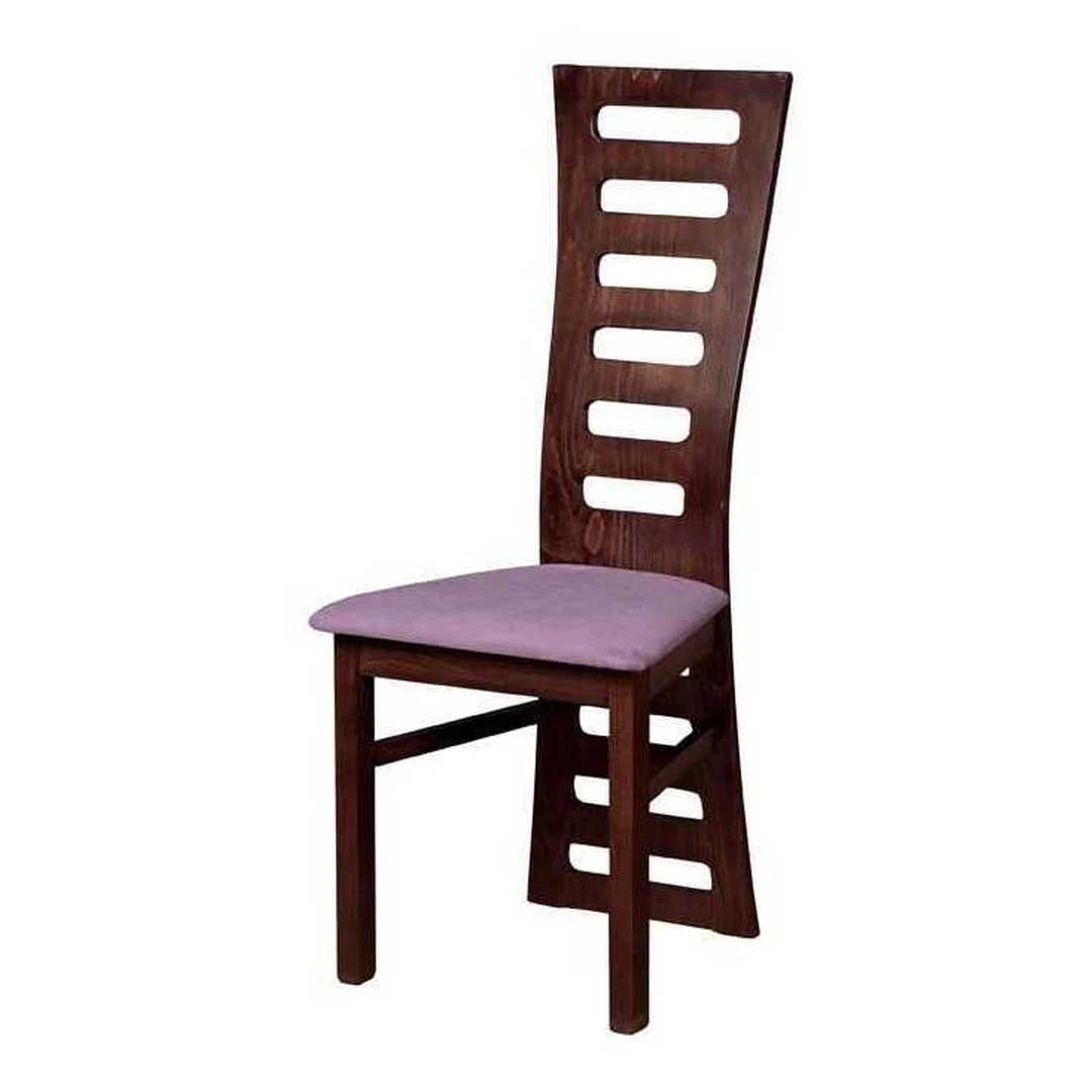 Natūralios medinės kėdės NEPAL su gobeleno sėdynėmis