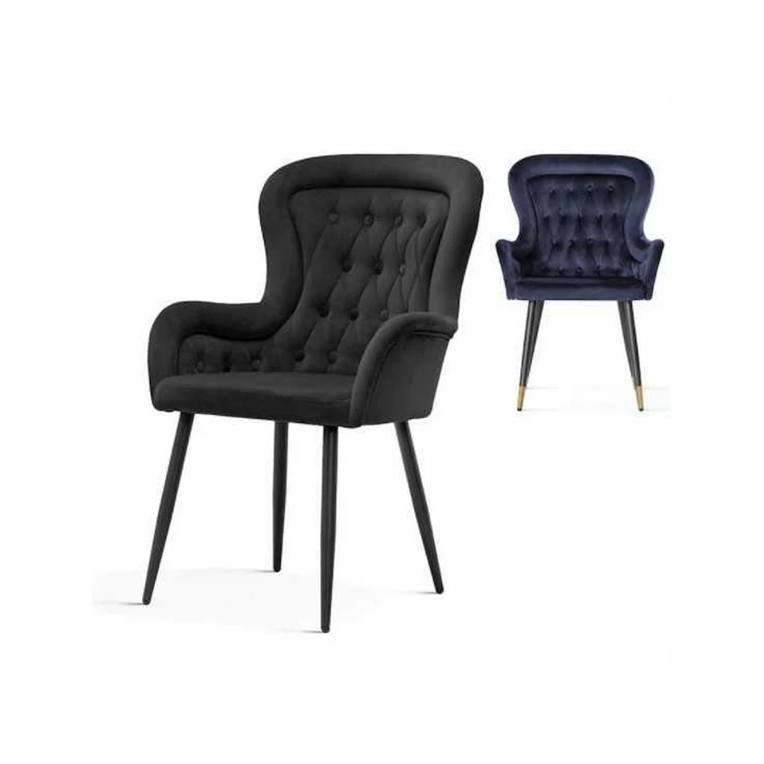 Minkšta kėdė PARIS su metalinėmis kojomis