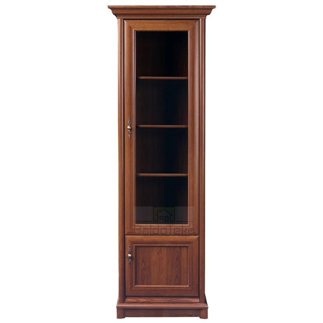 Elegantiškas kaštono spalvos spinta KENT