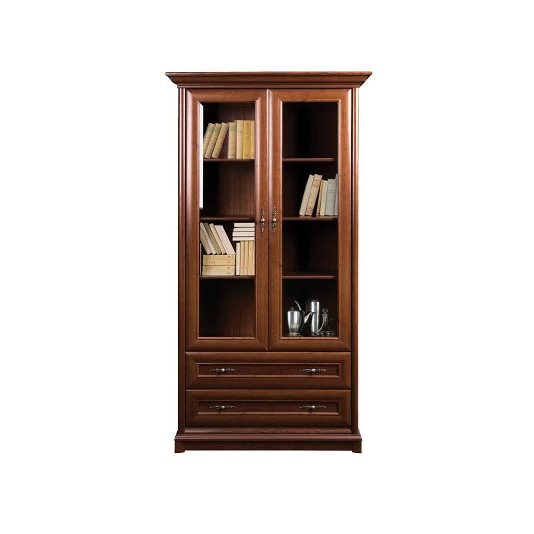 Elegantiškas kaštono spalvos OLIWIER spinta – 205x110x43 cm