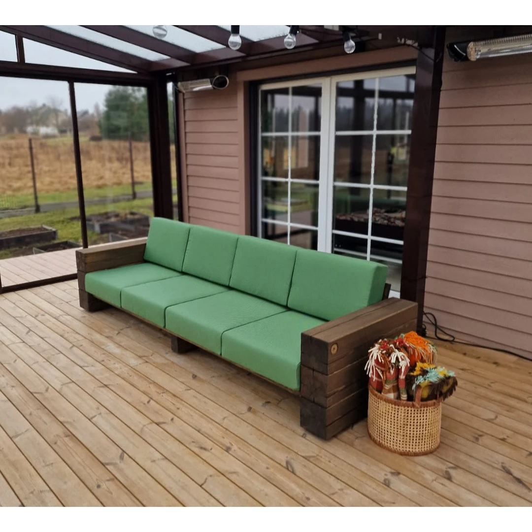 Keturvietė lauko sofa ¦ TIMBER - Foteliai, sofos