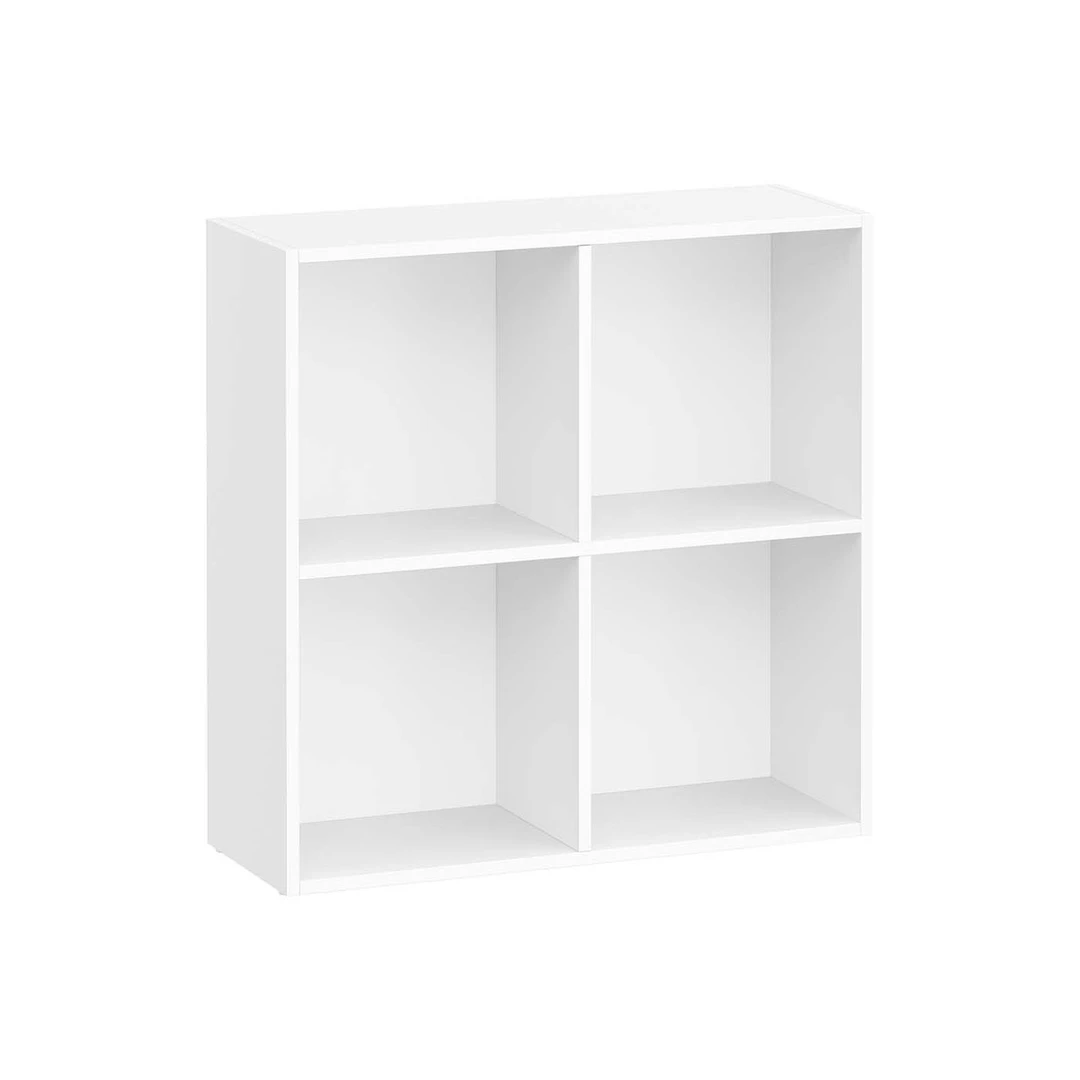 Knygų lentyna VASAGLE LBC476W01, 4 skyriai, 24 × 66 × 66 cm - Lentynos