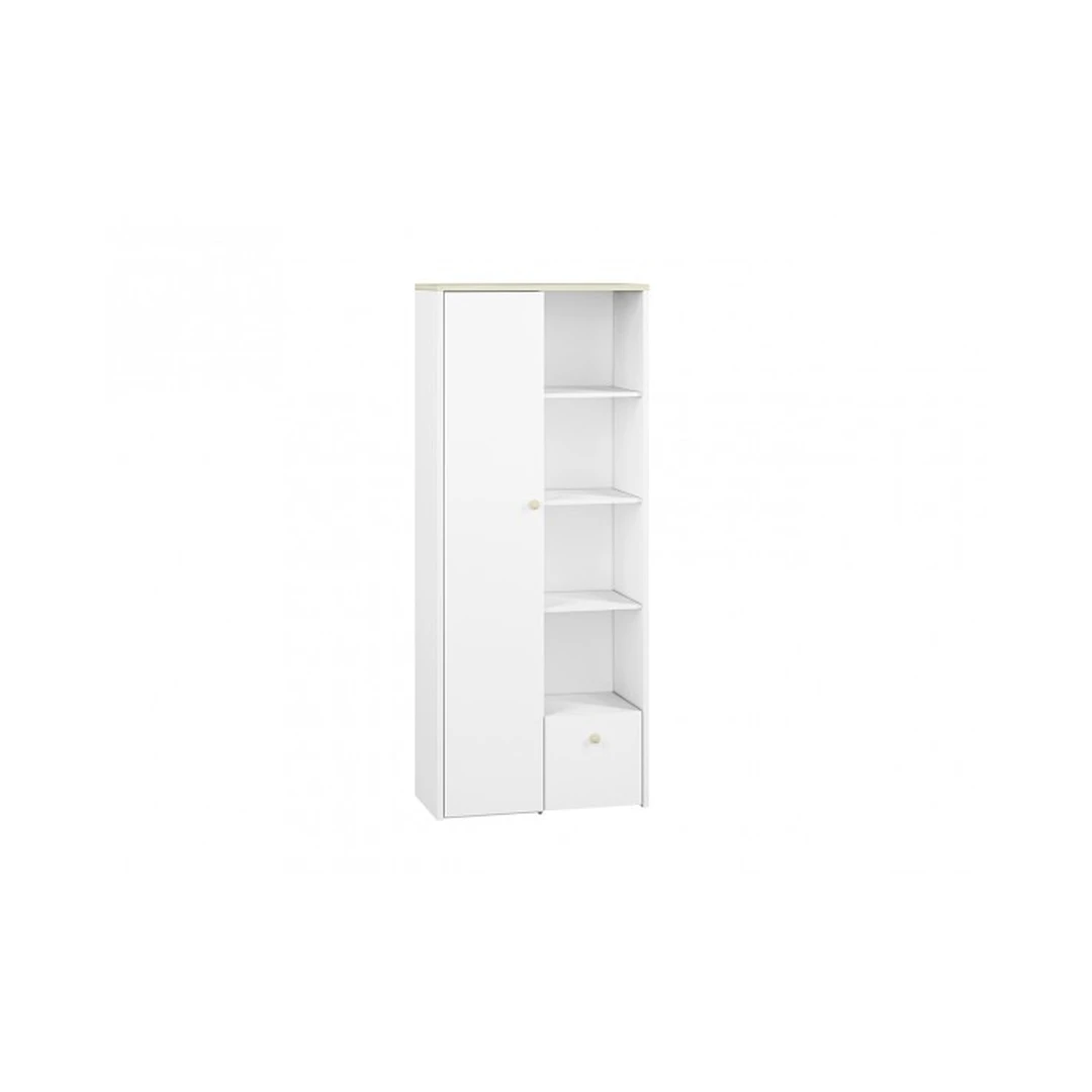 Modernios lentynos su pasukamomis durimis ir stalčiais