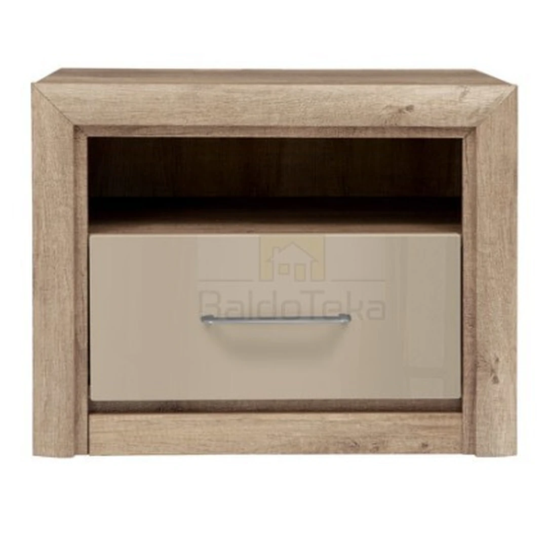 Įspūdingas KOEN 2 spintos modulis – ąžuolas Monument ir pilka/smėlis