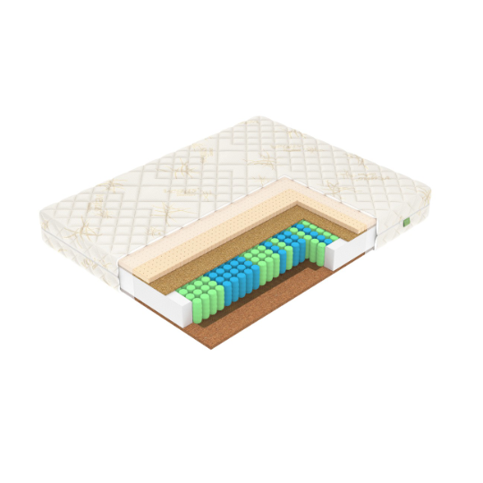 Vidutinio kietumo čiužinys su natūraliomis medžiagomis