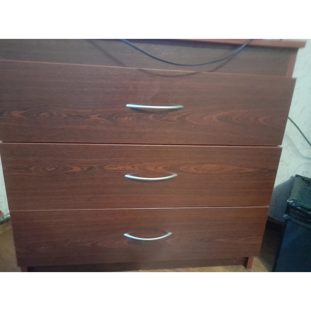 Ergonomiška 3 stalčių komoda