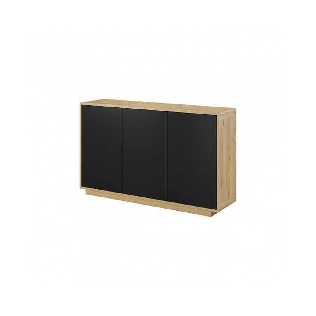 Premium juodos spalvos MDF spintos su stilingomis durimis