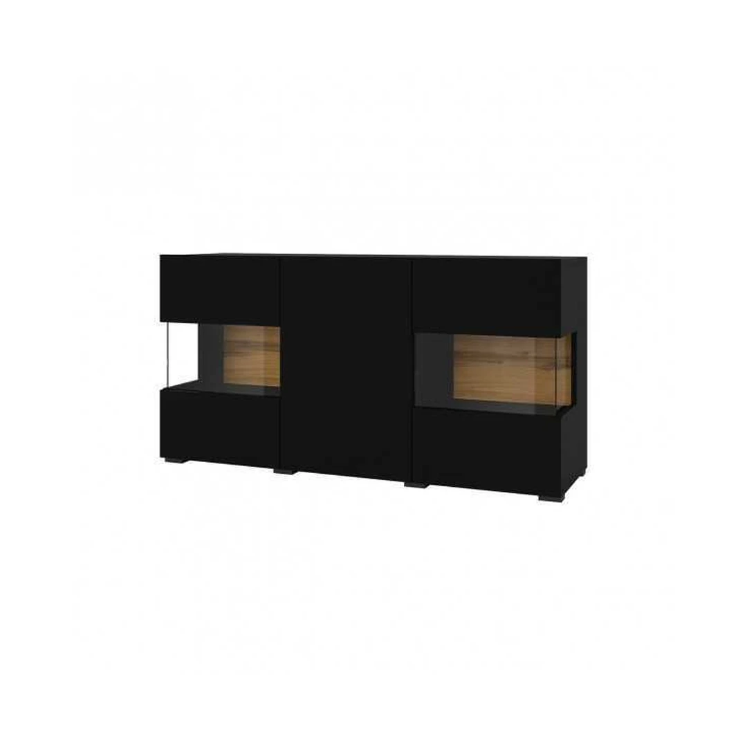 Stilingas pakabinamas TV stendas su LED apšvietimu