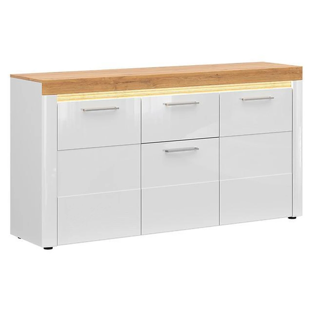 Šiuolaikiška minkšta sofa su funkcionaliu dizainu