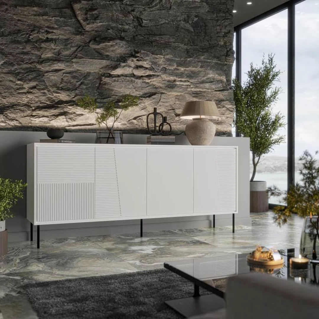 Ergonomiškas spintos korpusas su modernia PUSH-CLICK sistema