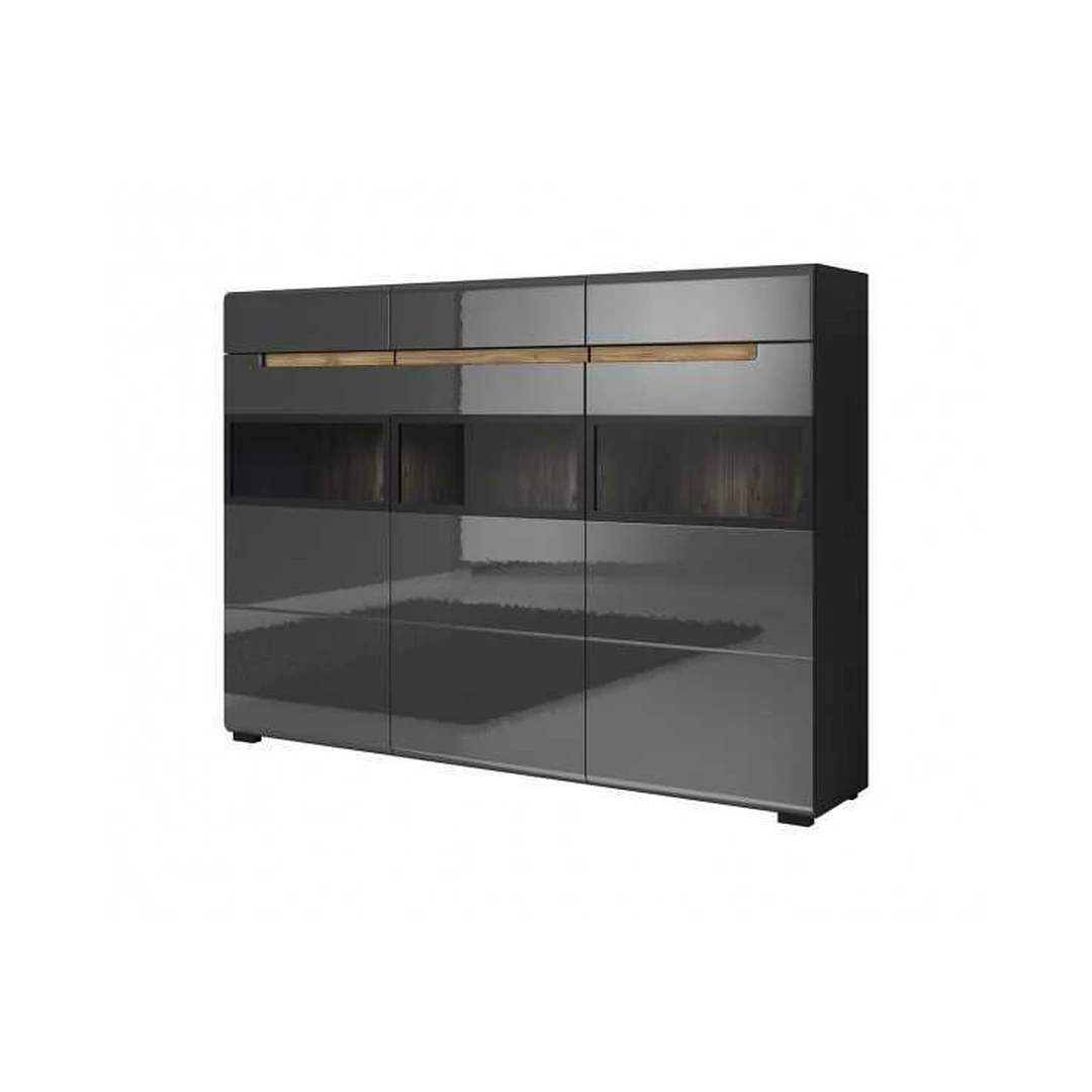 Moderni spinta su tylus uždarymu ir 3 durimis