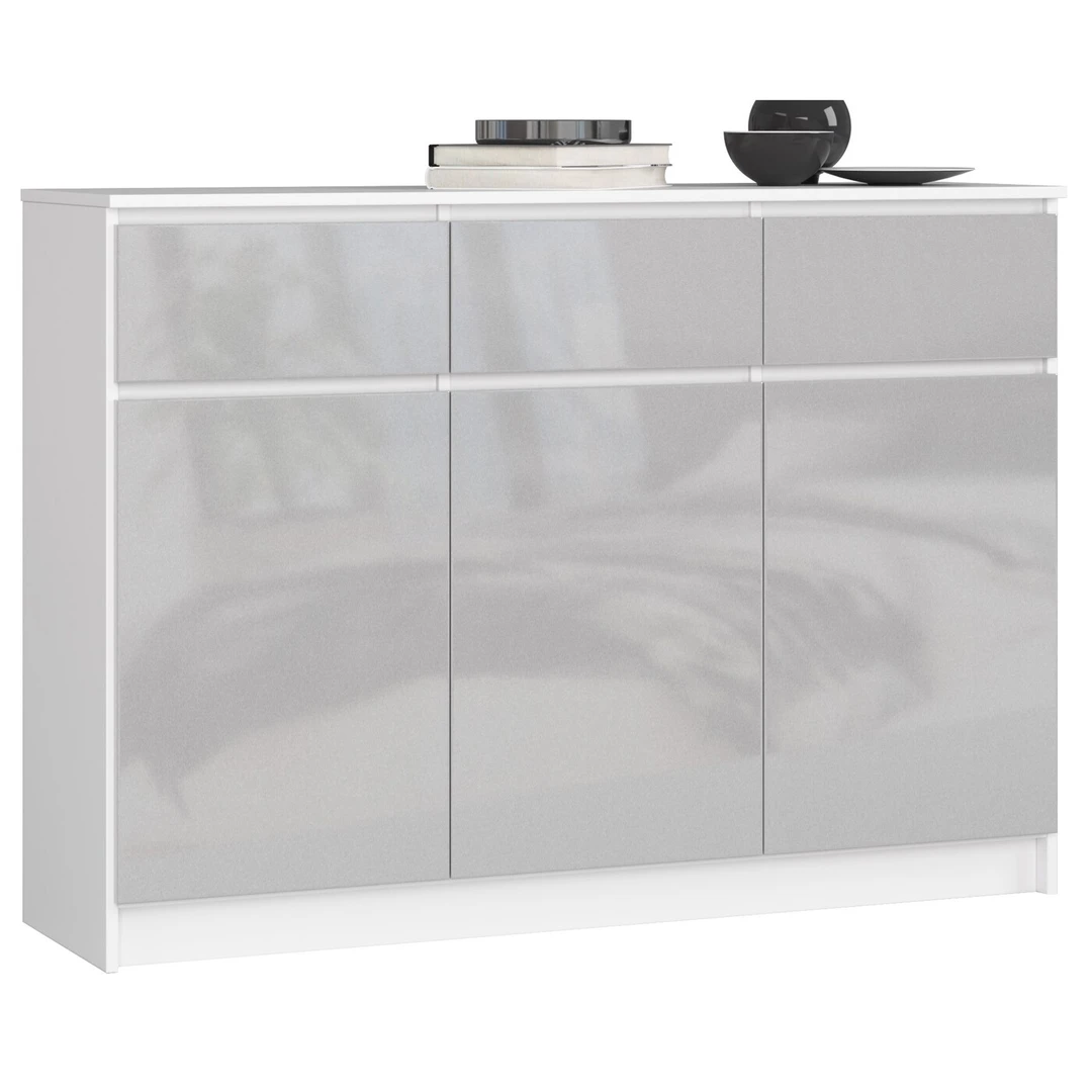 Aukštos kokybės 16 mm laminuota komoda su atspariais dilimui stalčiais