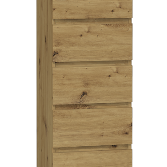 Penkių stalčių komoda