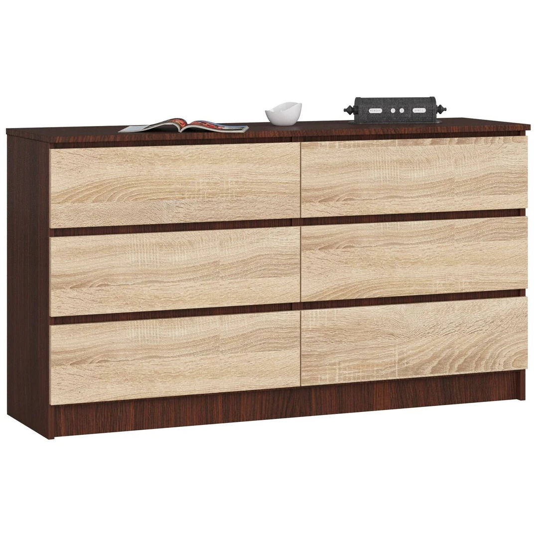 K 140cm komoda – erdvus sprendimas drabužiams ir aksesuarams