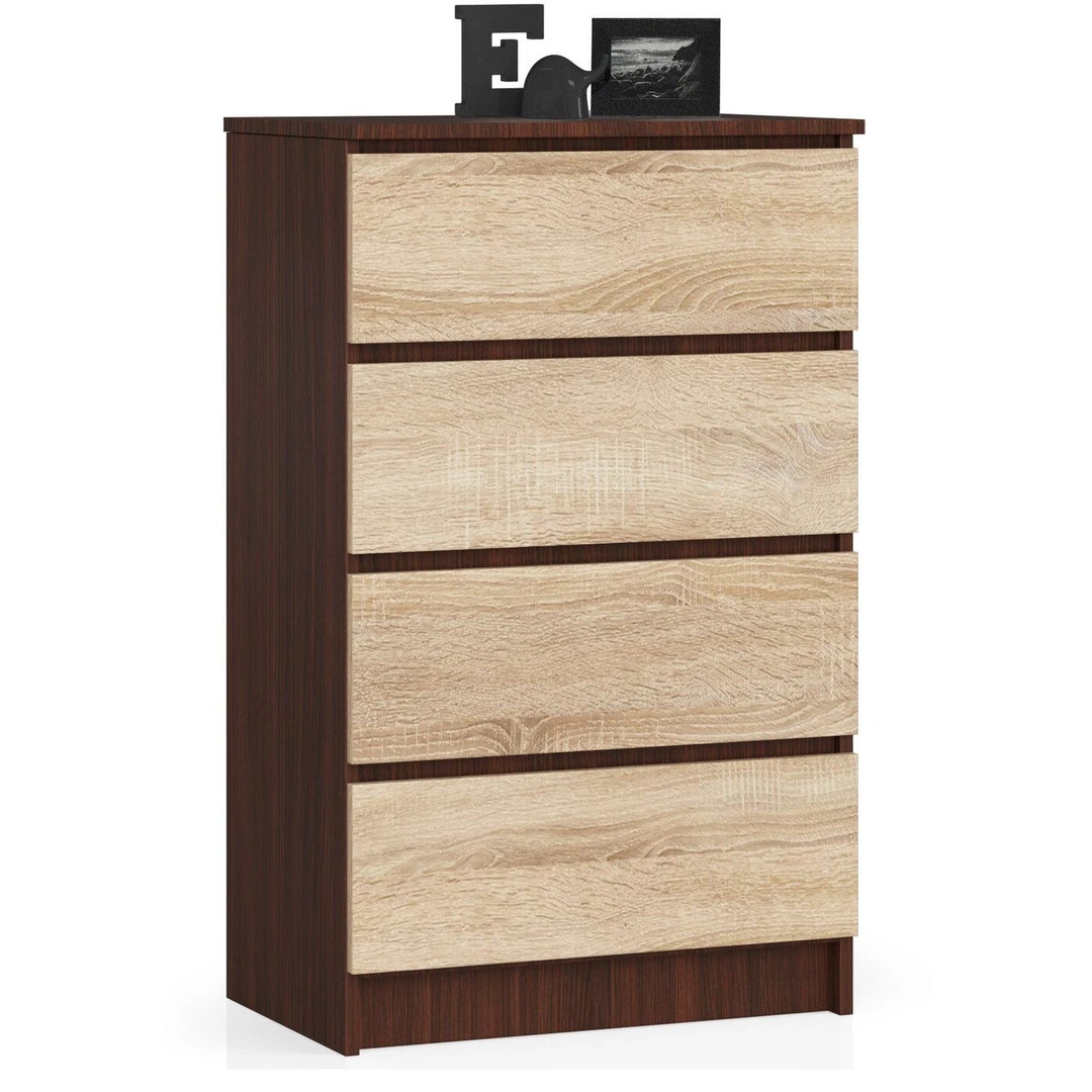 Moderni komoda iš atsparios laminuotos plokštės