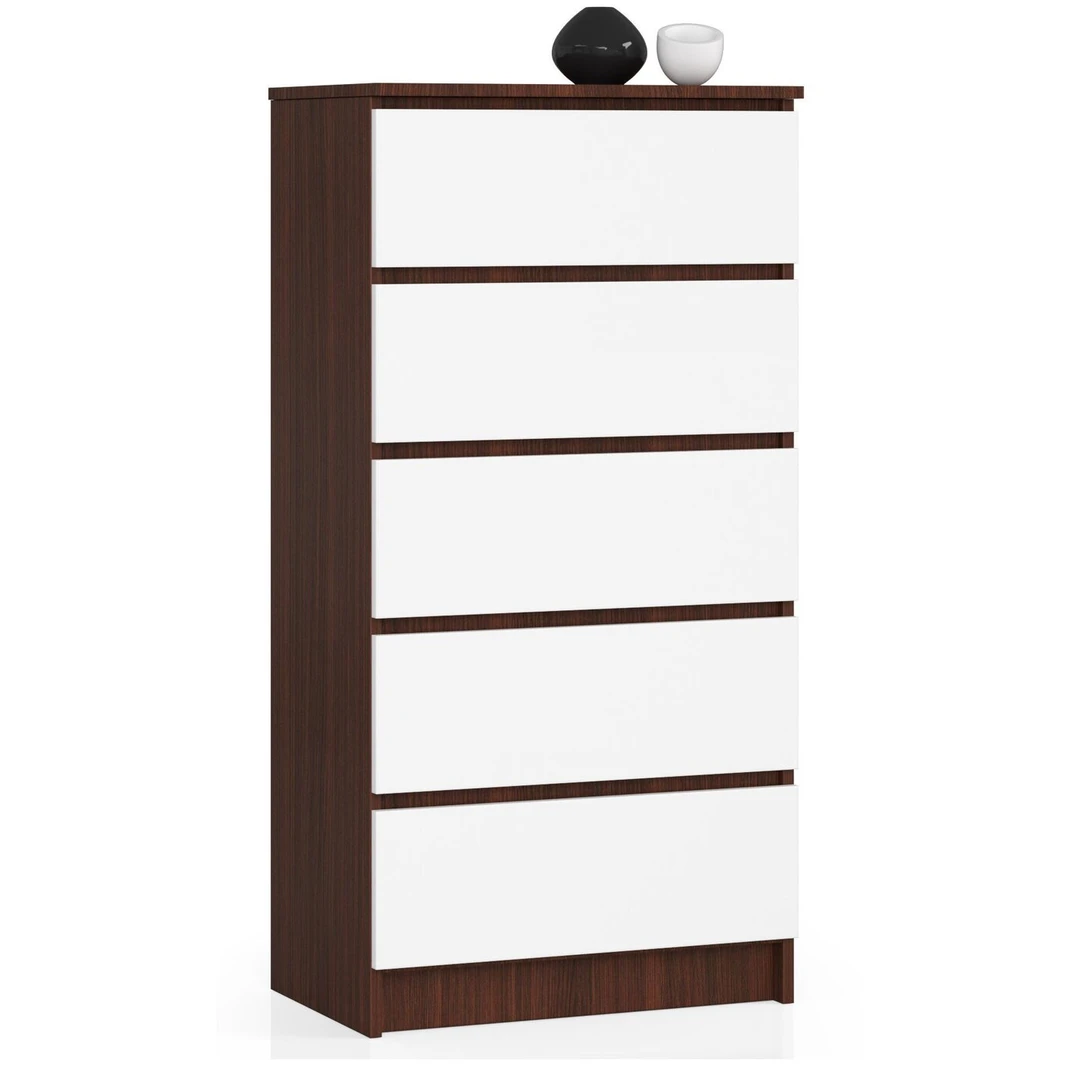 Elegantiška ir funkcionali komoda CHEST K60 su 5 stalčiais