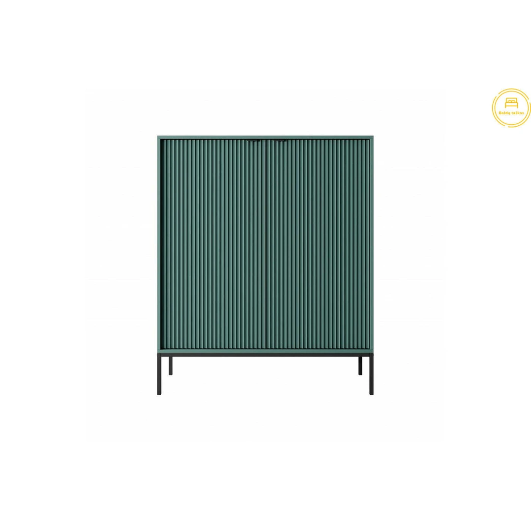 Modernus minimalistinis žalias spintas su auksinėm kojom
