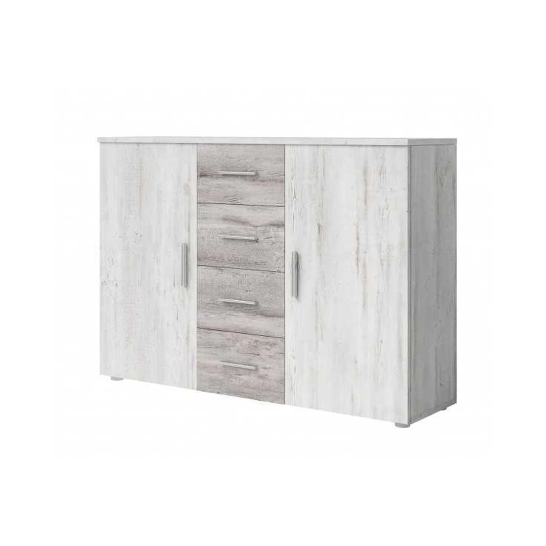 Moderni komoda „Canyon Arctic Pine“ – erdvus ir patogus sprendimas