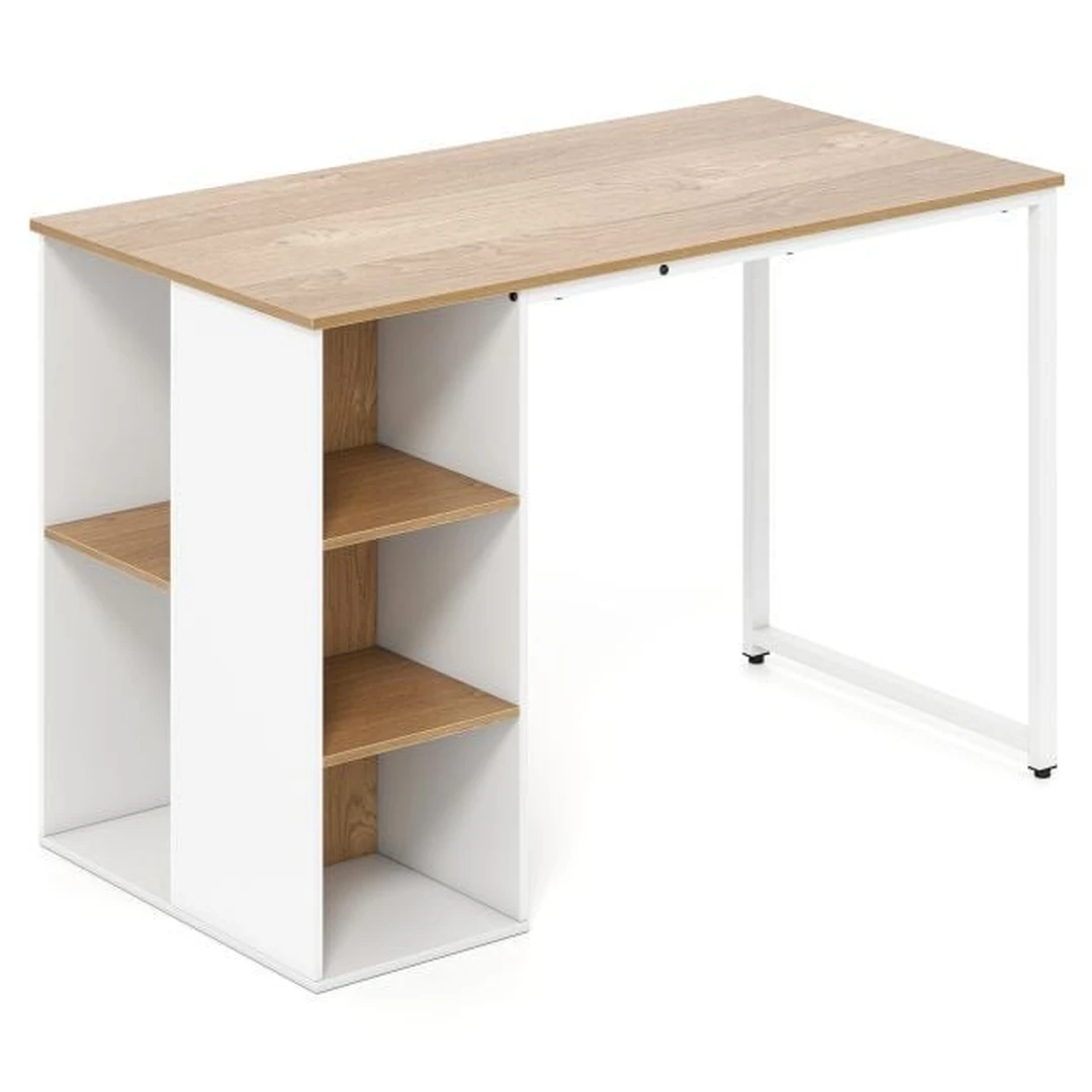 Kompiuterinis stalas, 5 skyriai, 115 × 75 × 59 cm - Darbo stalai