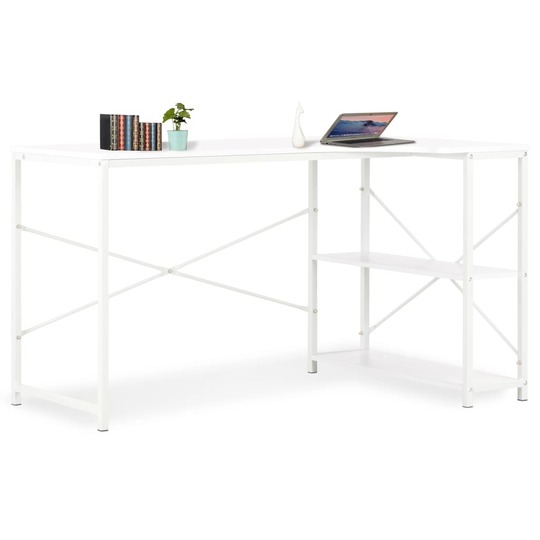 Kompiuterio stalas, baltas, 120x72x70cm - Darbo stalai