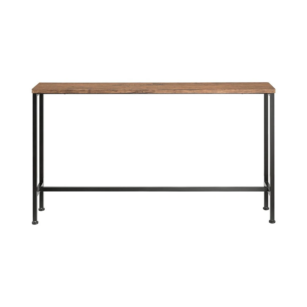 Konsolinis stalas 120x20x65cm., juodos/rudos spalvos - Konsolės