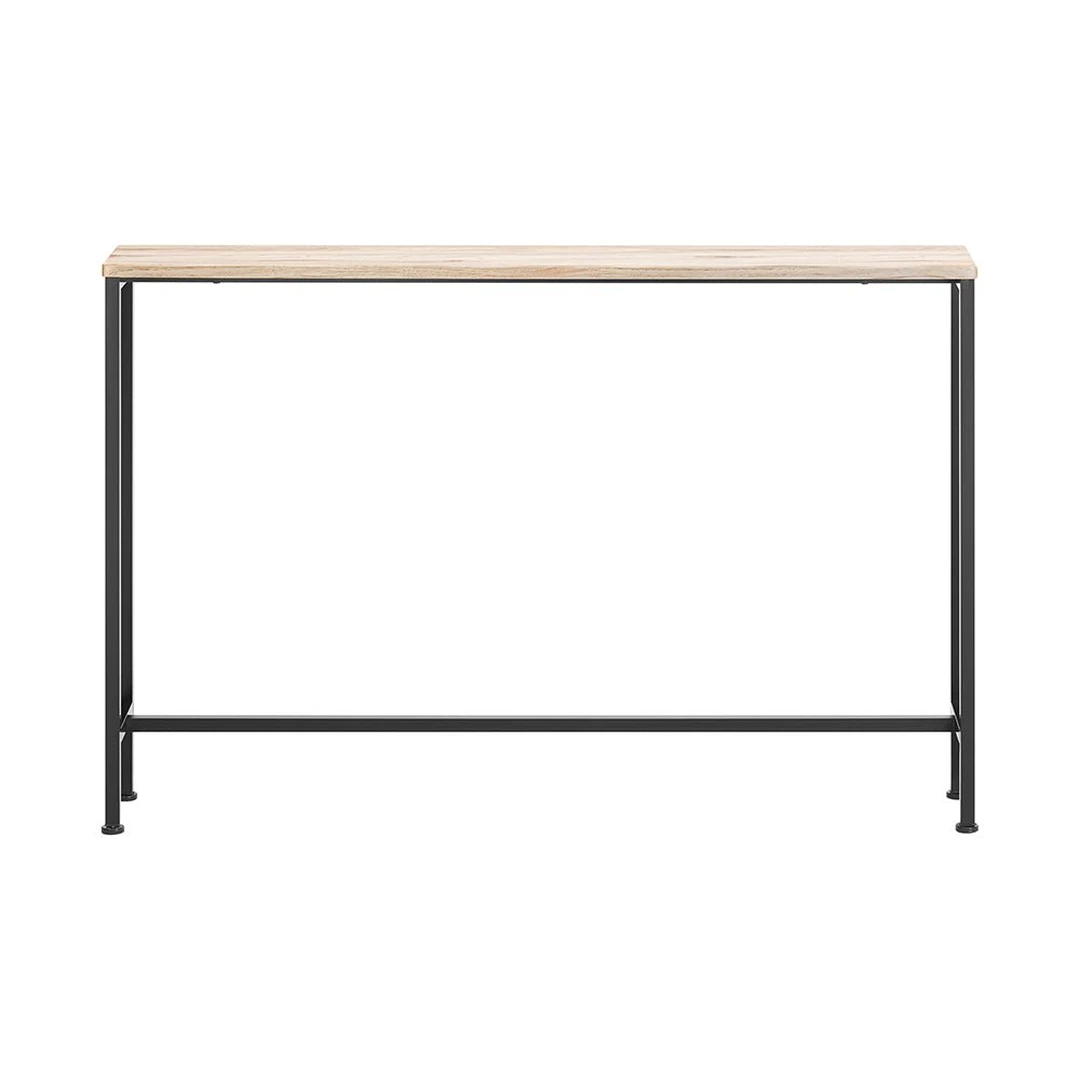 Konsolinis stalas 120x20x80cm., juodos/šviesiai rudos spalvos - Konsolės