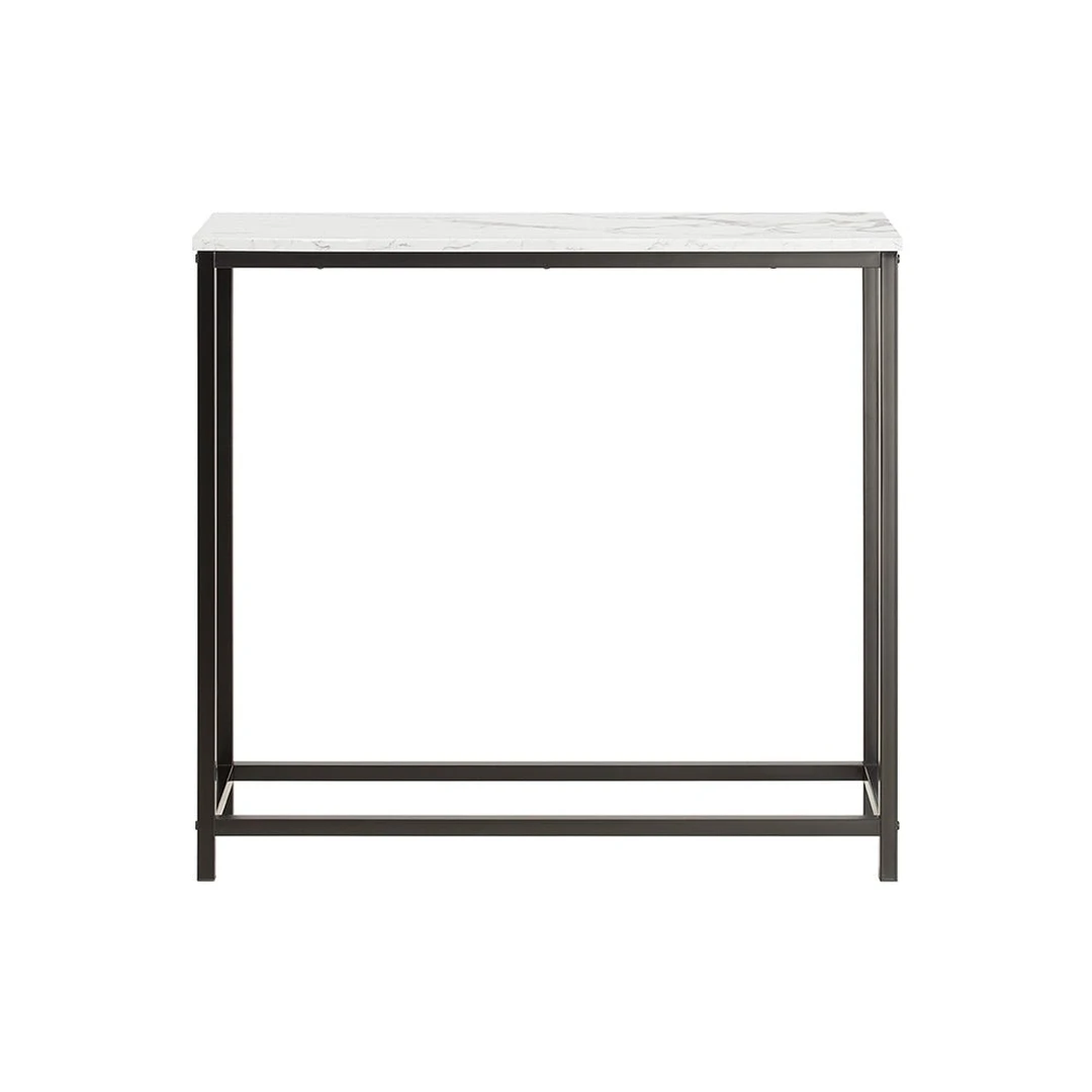 Konsolinis stalas 80x30x75cm., juodos/baltos spalvos - Konsolės
