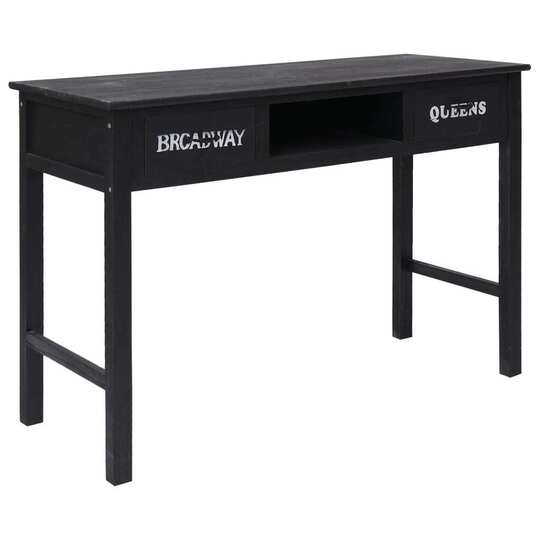 Konsolinis staliukas (110x45x76cm, juodas) - Konsolės