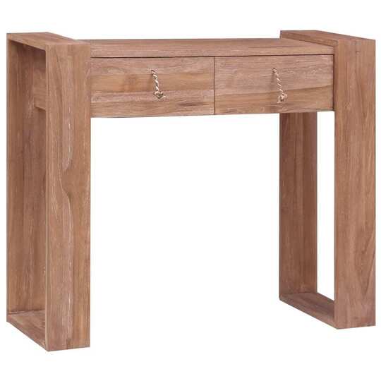 Konsolinis staliukas, 90x35x75cm, tikmedžio medienos masyvas - Konsolės