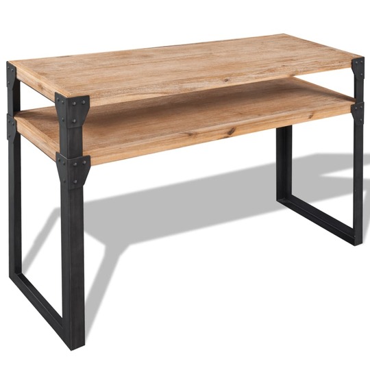 Konsolinis staliukas, tvirta akacijos mediena, 120x40x85 cm - Konsolės