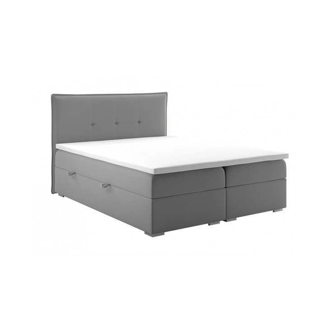 Ergonominė dvigulė lova su atskiru čiužiniu ir galvos atrama