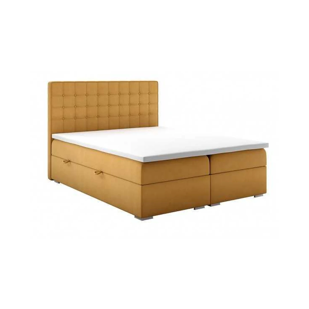 Ergonominė dviaukštė lova su galvos atrama ir patalynės konteineriu