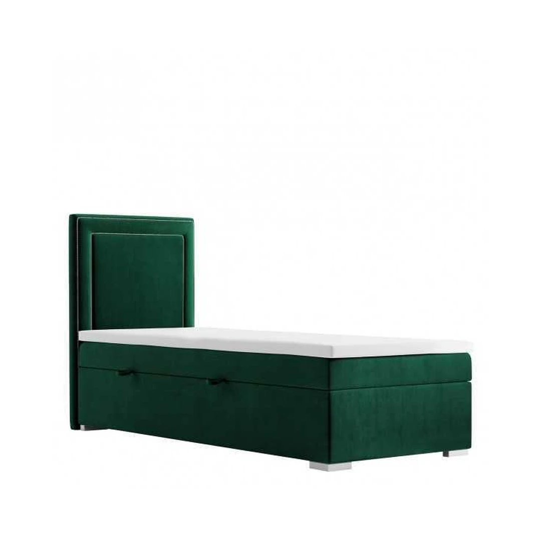 Ergonomiškas dviaukštis lovos rėmas su patalynės konteineriu