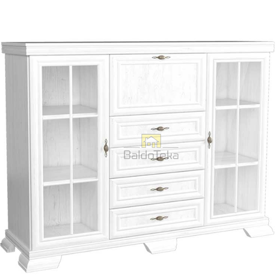 Ergonominė spintelė pušies Anderson spalva