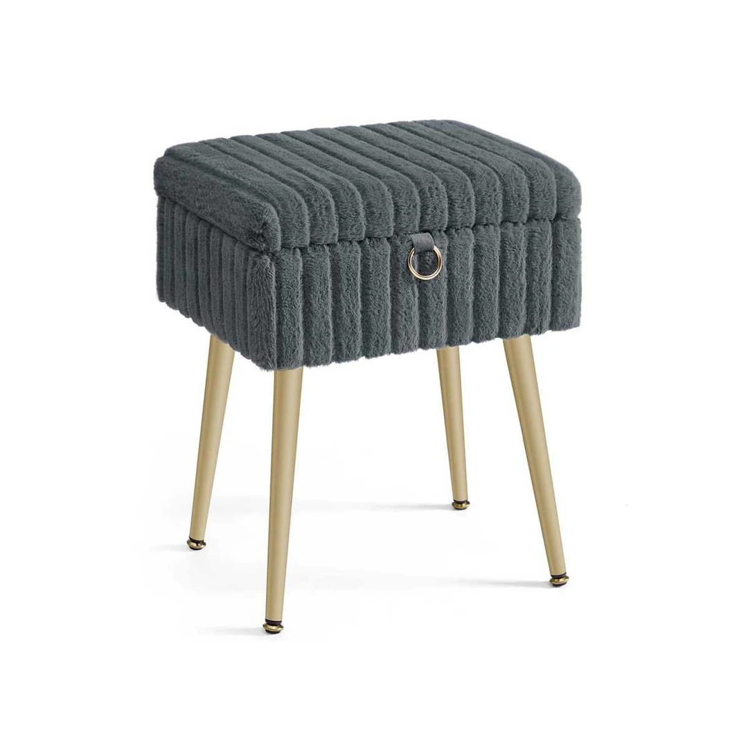 Kosmetinis pufas SONGMICS LOM505, Su daiktadėže, 30 × 40 × 50 cm - Pufai