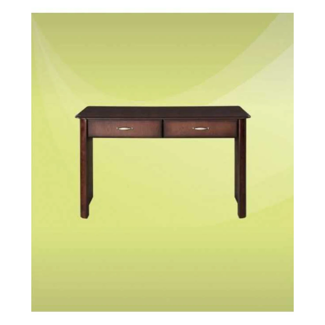 Elegantiškas kosmetinis staliukas su metalinėmis rankenėlėmis