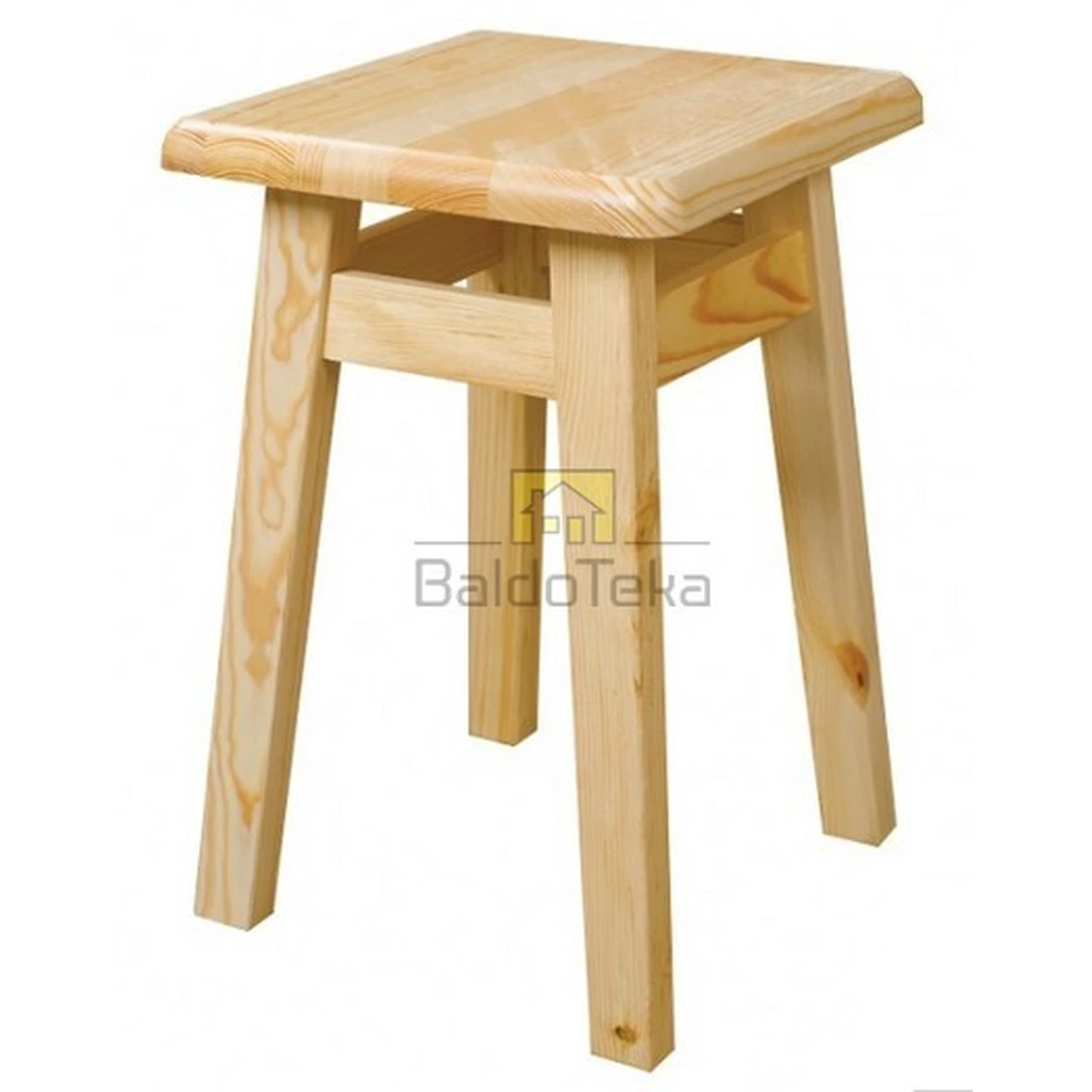 Elegantiškas pušies medžio stalelis 29x29 cm