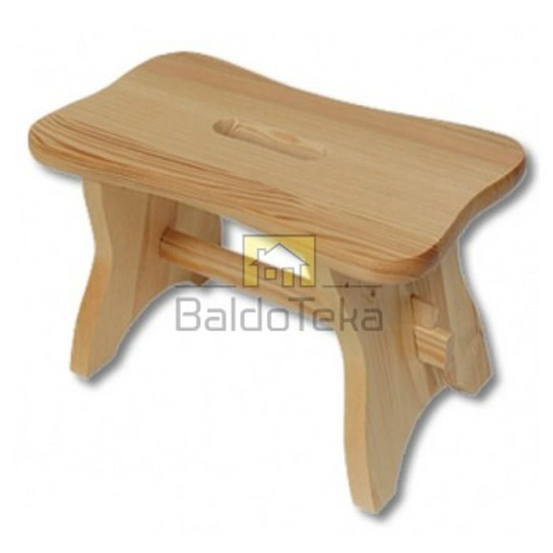 Minimalistinė pušinė lentyna 25 cm aukščio